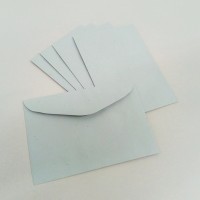 Briefumschlag DIN C6, recycling blau