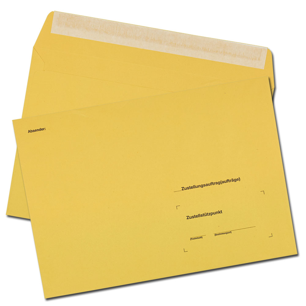 ZU8252 Zustellungsumschlag Z8252 äußerer Umschlag (100 Stk.)