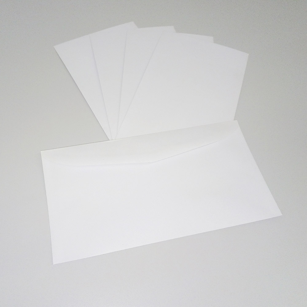 Briefumschlag 125 x 235 mm, weiß
