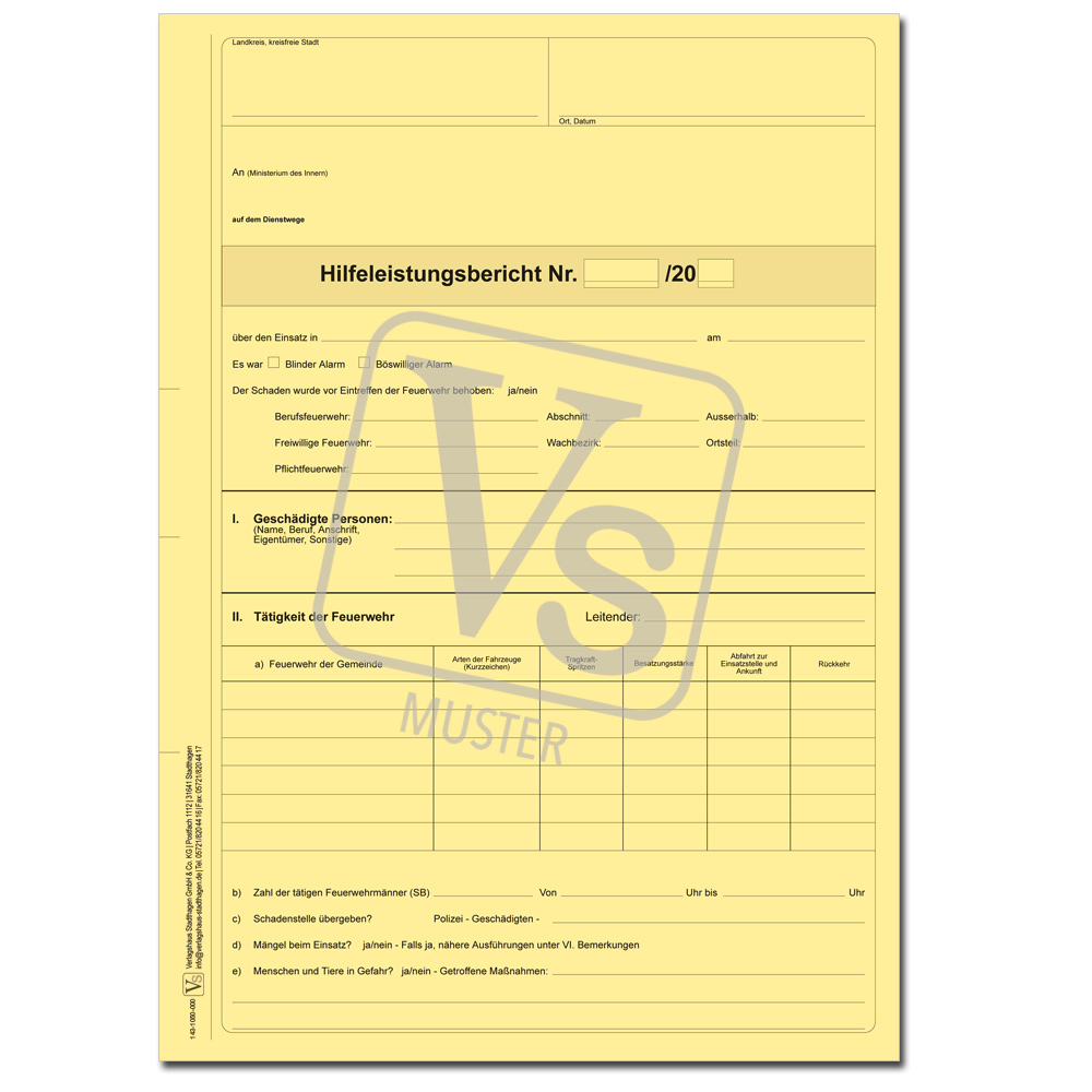 Hilfeleistungsbericht